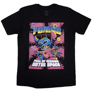 Lilo & Stitch Unisex T-Shirt: FOMOS (Black) Lilo & Stitch Unisex T-Shirt: FOMOS (Black)