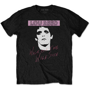 Lou Reed Unisex T-Shirt: Walk On The Wild Side (Black) Lou Reed Unisex T-Shirt: Walk On The Wild Side (Black)