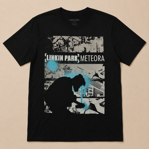 Linkin Park Unisex T-Shirt: Meteora Drip Collage (Black)