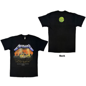 Metallica Unisex T-Shirt: Stockholm '86. (Black) (Back Print) Metallica Unisex T-Shirt: Stockholm '86. (Black) (Back Print)