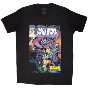 Marvel Comics Unisex T-Shirt: Darkhawk Comic Cover (Black) Marvel Comics Unisex T-Shirt: Darkhawk Comic Cover (Black)