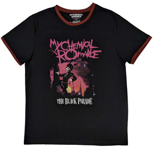 My Chemical Romance Unisex Ringer T-Shirt: March (Black) My Chemical Romance Unisex Ringer T-Shirt: March (Black)