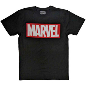 Marvel Comics Unisex T-Shirt: Box Logo (Black) Marvel Comics Unisex T-Shirt: Box Logo (Black)