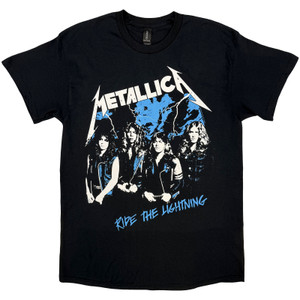 Metallica Unisex T-Shirt: Vintage Ride The Lightning (Black) Metallica Unisex T-Shirt: Vintage Ride The Lightning (Black)