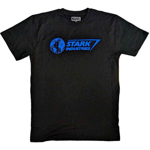 Marvel Comics Unisex T-Shirt: Stark Industries Blue (Black) Marvel Comics Unisex T-Shirt: Stark Industries Blue (Black)