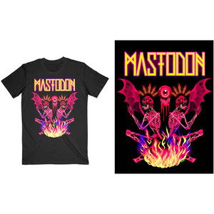 Mastodon Unisex T-Shirt: Double Brimstone Neon (Black) Mastodon Unisex T-Shirt: Double Brimstone Neon (Black)