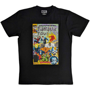 Marvel Comics Unisex T-Shirt: Fantastic Four (Black) Marvel Comics Unisex T-Shirt: Fantastic Four (Black)