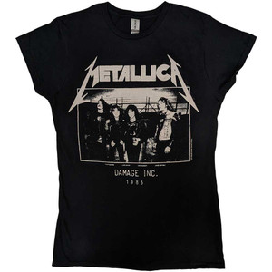 Metallica Ladies T-Shirt: Masters of Puppets Photo Damage Inc Tour (Black) Metallica Ladies T-Shirt: Masters of Puppets Photo Damage Inc Tour (Black)