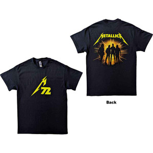 Metallica Unisex T-Shirt: 72 Seasons Strobes Photo (Black) (Back Print) Metallica Unisex T-Shirt: 72 Seasons Strobes Photo (Black) (Back Print)