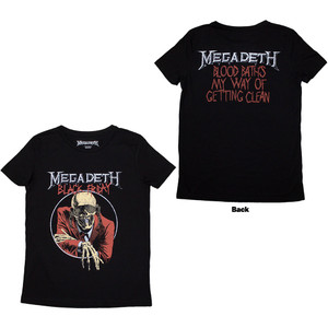 Megadeth Ladies T-Shirt: Black Friday (Black) (Back Print) Megadeth Ladies T-Shirt: Black Friday (Black) (Back Print)
