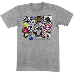 Madness Unisex T-Shirt: Everyone Loves A Bit (Grey) Madness Unisex T-Shirt: Everyone Loves A Bit (Grey)