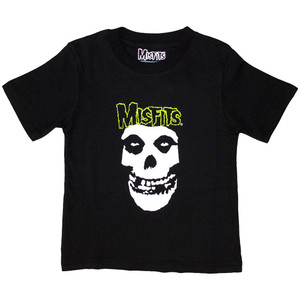Misfits Kids T-Shirt: Skull & Logo (Black) Misfits Kids T-Shirt: Skull & Logo (Black)