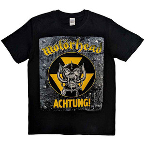 Motorhead Unisex T-Shirt: Achtung! (Black) Motorhead Unisex T-Shirt: Achtung! (Black)