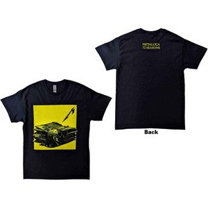 Metallica Unisex T-Shirt: 72 Seasons Burnt Vinyl (Black) (Back Print) Metallica Unisex T-Shirt: 72 Seasons Burnt Vinyl (Black) (Back Print)