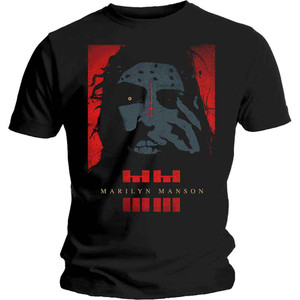 Marilyn Manson Unisex T-Shirt: Rebel (Black) Marilyn Manson Unisex T-Shirt: Rebel (Black)