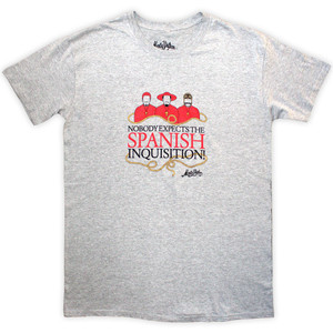 Monty Python Unisex T-Shirt: Inquisition (Grey) Monty Python Unisex T-Shirt: Inquisition (Grey)