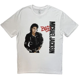 Michael Jackson Unisex T-Shirt: Bad (White)