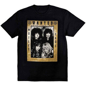 Motley Crue Unisex T-Shirt: Buffalo (Black) Motley Crue Unisex T-Shirt: Buffalo (Black)
