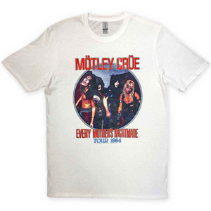 Motley Crue Unisex T-Shirt: Every Mothers Nightmare (White) Motley Crue Unisex T-Shirt: Every Mothers Nightmare (White)