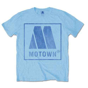 Motown Records Unisex T-Shirt: Vintage Logo (Light Blue) Motown Records Unisex T-Shirt: Vintage Logo (Light Blue)