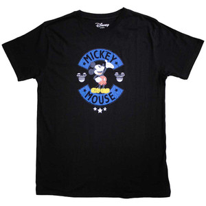 Mickey Mouse Unisex T-Shirt: Stars (Black) Mickey Mouse Unisex T-Shirt: Stars (Black)