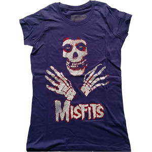 Misfits Ladies T-Shirt: Hands (Purple) Misfits Ladies T-Shirt: Hands (Purple)