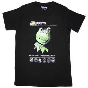 The Muppets Unisex T-Shirt: Never Trust A Frog... (Black) The Muppets Unisex T-Shirt: Never Trust A Frog... (Black)