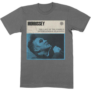 Morrissey Unisex T-Shirt: International Playboys (Charcoal Grey) Morrissey Unisex T-Shirt: International Playboys (Charcoal Grey)