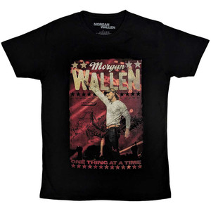 Morgan Wallen Unisex T-Shirt: One Thing At A Time (Black) Morgan Wallen Unisex T-Shirt: One Thing At A Time (Black)