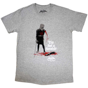 Monty Python Unisex T-Shirt: Tis But A Scratch (Grey) Monty Python Unisex T-Shirt: Tis But A Scratch (Grey)