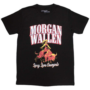 Morgan Wallen Unisex T-Shirt: Long Live Cowgirls (Black) Morgan Wallen Unisex T-Shirt: Long Live Cowgirls (Black)