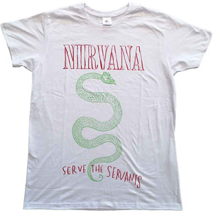 Nirvana Unisex T-Shirt: Serve The Servants (White) Nirvana Unisex T-Shirt: Serve The Servants (White)