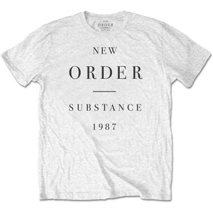 New Order Unisex T-Shirt: Substance (White) New Order Unisex T-Shirt: Substance (White)