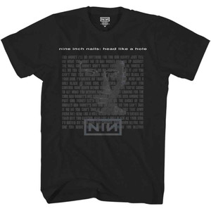 Nine Inch Nails Unisex T-Shirt: Head Like A Hole (Black) Nine Inch Nails Unisex T-Shirt: Head Like A Hole (Black)