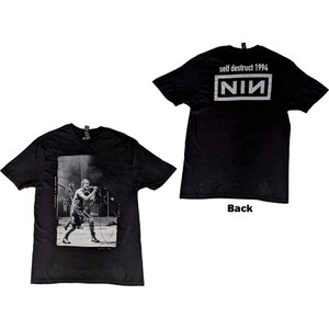 Nine Inch Nails Unisex T-Shirt: Self Destruct '94 (Black) (Back Print) Nine Inch Nails Unisex T-Shirt: Self Destruct '94 (Black) (Back Print)