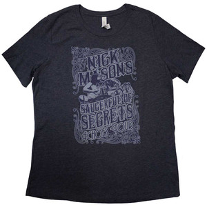Nick Mason's Saucerful of Secrets Unisex T-Shirt: Echoes Tour (Navy Blue) (Ex-Tour) Nick Mason's Saucerful of Secrets Unisex T-Shirt: Echoes Tour (Navy Blue) (Ex-Tour)