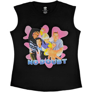 No Doubt Ladies Tank T-Shirt: Horns (Black) No Doubt Ladies Tank T-Shirt: Horns (Black)