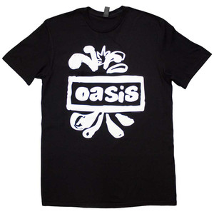 Oasis Unisex T-Shirt: Logo Splat (Black) Oasis Unisex T-Shirt: Logo Splat (Black)