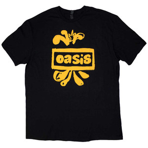 Oasis Unisex T-Shirt: Drawn Logo (Black) Oasis Unisex T-Shirt: Drawn Logo (Black)