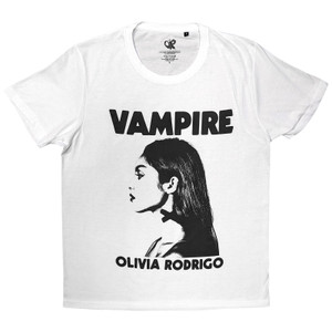 Olivia Rodrigo Unisex T-Shirt: Vampire (White)