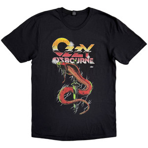 Ozzy Osbourne Unisex T-Shirt: Vintage Snake (Black) Ozzy Osbourne Unisex T-Shirt: Vintage Snake (Black)