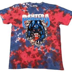 Pantera Unisex T-Shirt: Panther (Blue) (Wash Collection) Pantera Unisex T-Shirt: Panther (Blue) (Wash Collection)