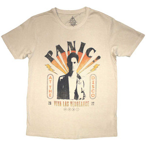 Panic! At The Disco Unisex T-Shirt: Viva (Sand) Panic! At The Disco Unisex T-Shirt: Viva (Sand)
