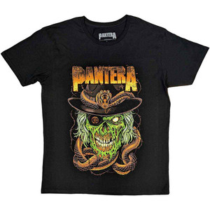 Pantera Unisex T-Shirt: Snake & Skull (Black) Pantera Unisex T-Shirt: Snake & Skull (Black)