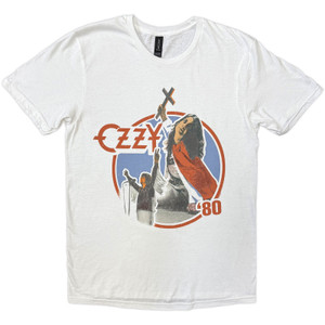 Ozzy Osbourne Unisex T-Shirt: Blizzard of Ozz '80 (White) Ozzy Osbourne Unisex T-Shirt: Blizzard of Ozz '80 (White)