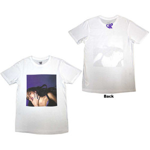 Olivia Rodrigo Unisex T-Shirt: Guts Album Cover (White) (Back Print) Olivia Rodrigo Unisex T-Shirt: Guts Album Cover (White) (Back Print)