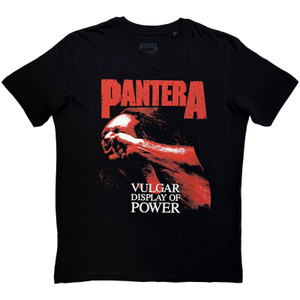 Pantera Unisex T-Shirt: Red Vulgar (Black)