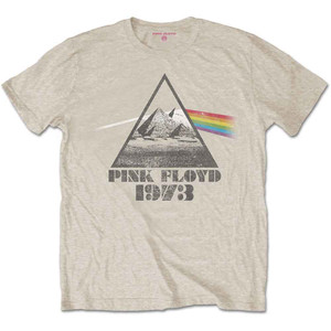 Pink Floyd Unisex T-Shirt: Pyramids (Sand) Pink Floyd Unisex T-Shirt: Pyramids (Sand)