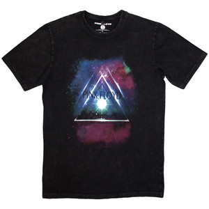 Pink Floyd Unisex Stone Wash T-Shirt: Space Prism (Black) Pink Floyd Unisex Stone Wash T-Shirt: Space Prism (Black)
