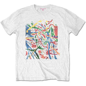 Pink Floyd Unisex T-Shirt: Pollock Prism (White) Pink Floyd Unisex T-Shirt: Pollock Prism (White)